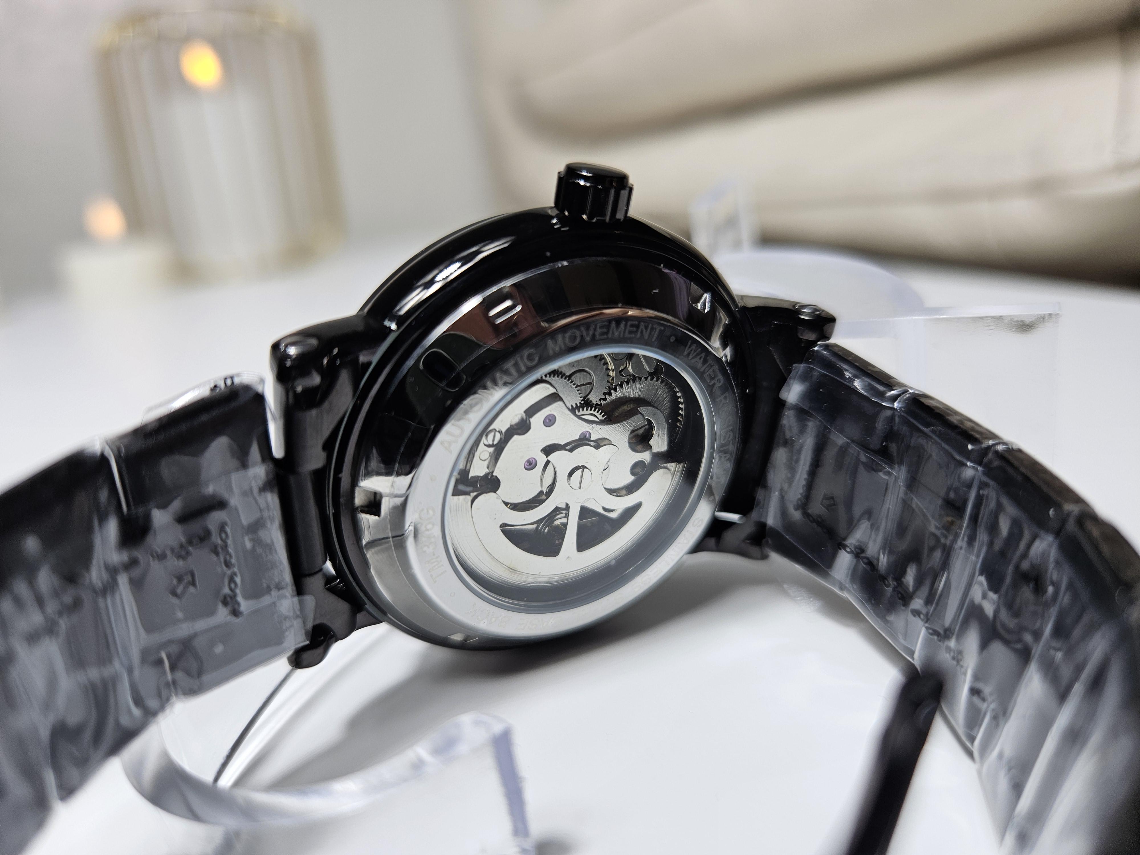 Наручний годинник чоловічий механічний Winner BL-GR (0200) - фото 3 Наручний годинник чоловічий механічний Winner BL-GR (0200) - фото 3