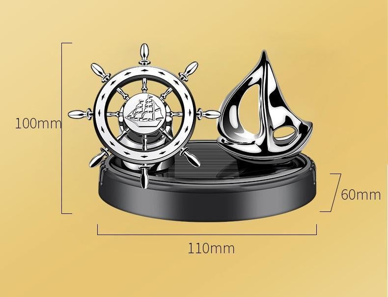 Ароматизатор для автомобіля Корабель на сонячній батареї (Е051139) - фото 4