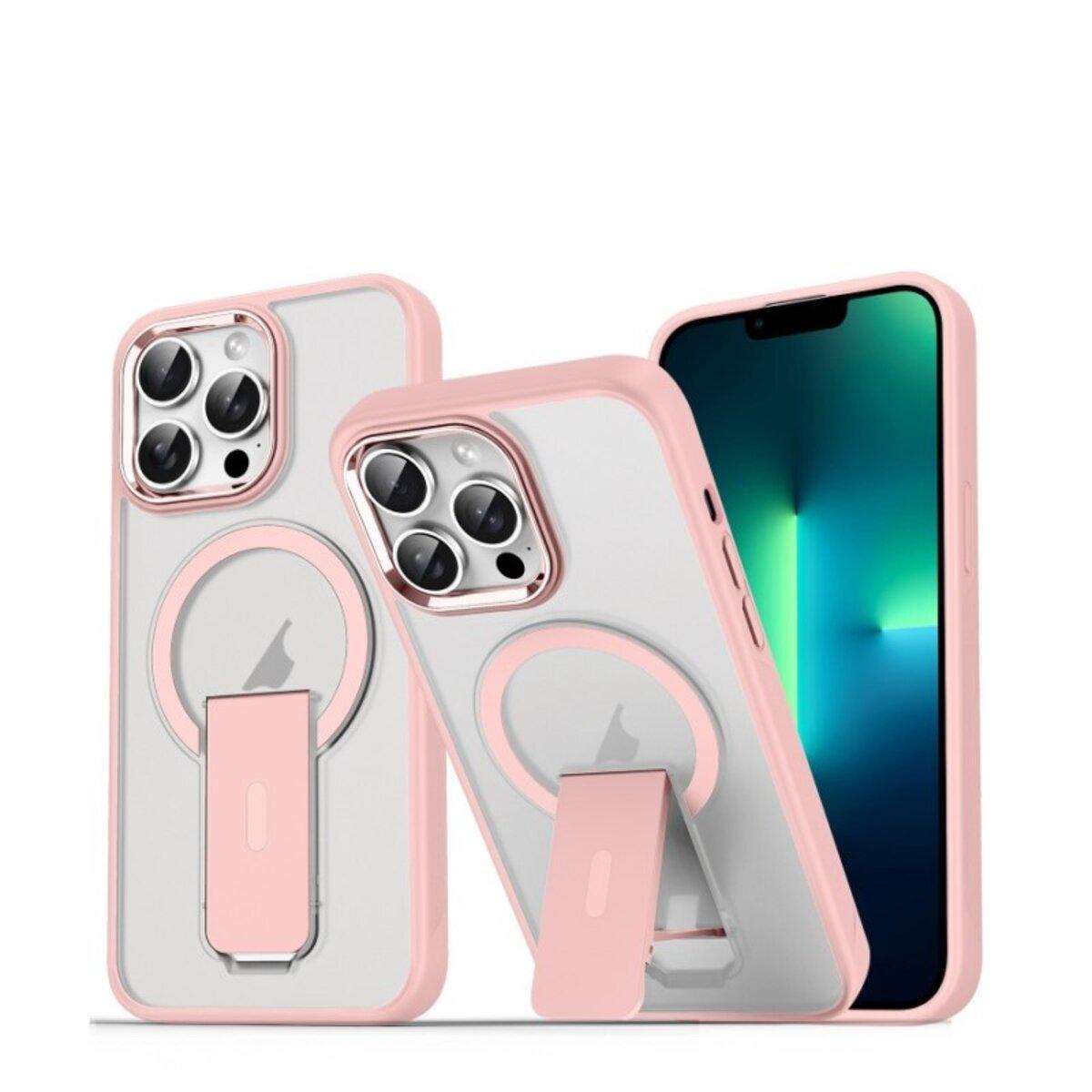 Противоударный чехол с подставкой Cosmic Magnetic Stand for Apple iPhone 13 Pro Max Pink