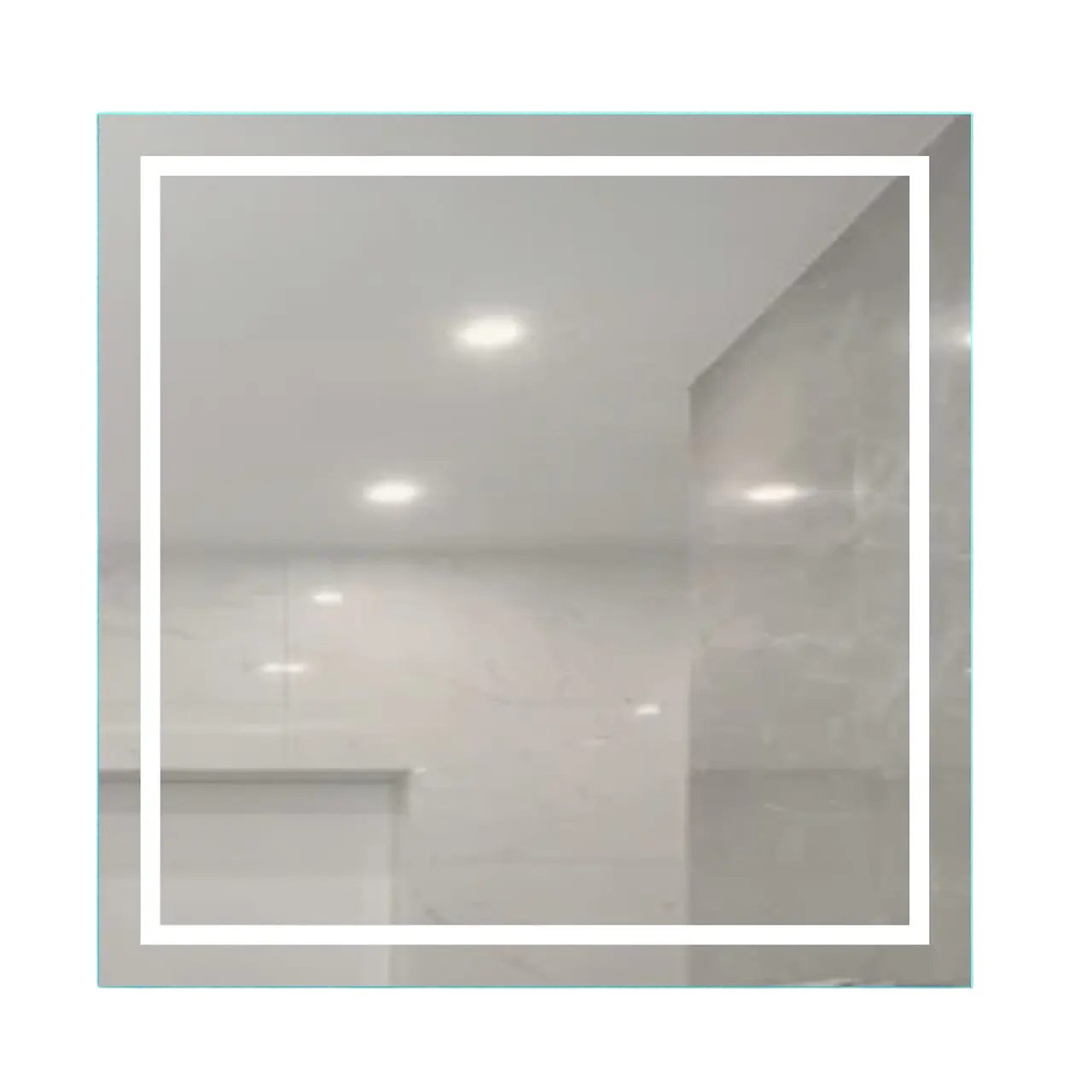 Зеркало для ванной комнаты AVT Эко 800x800 квадратное, с LED-подсветкой
