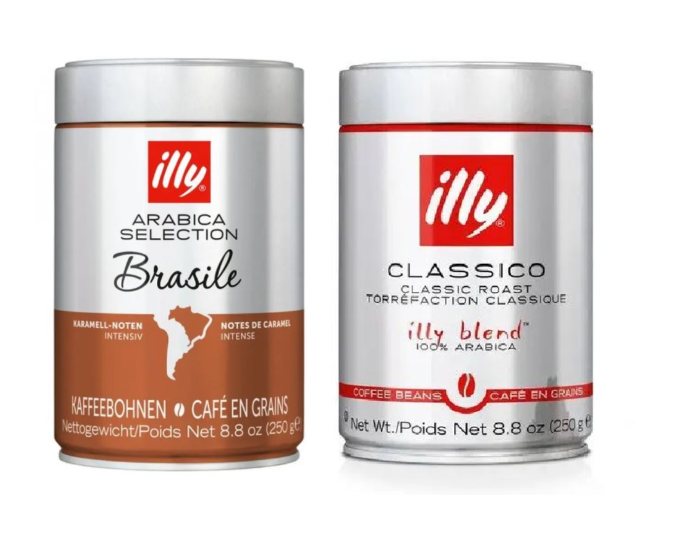 Набор кофе в зернах №1 Illy 100% arabica 2шт (35370947)