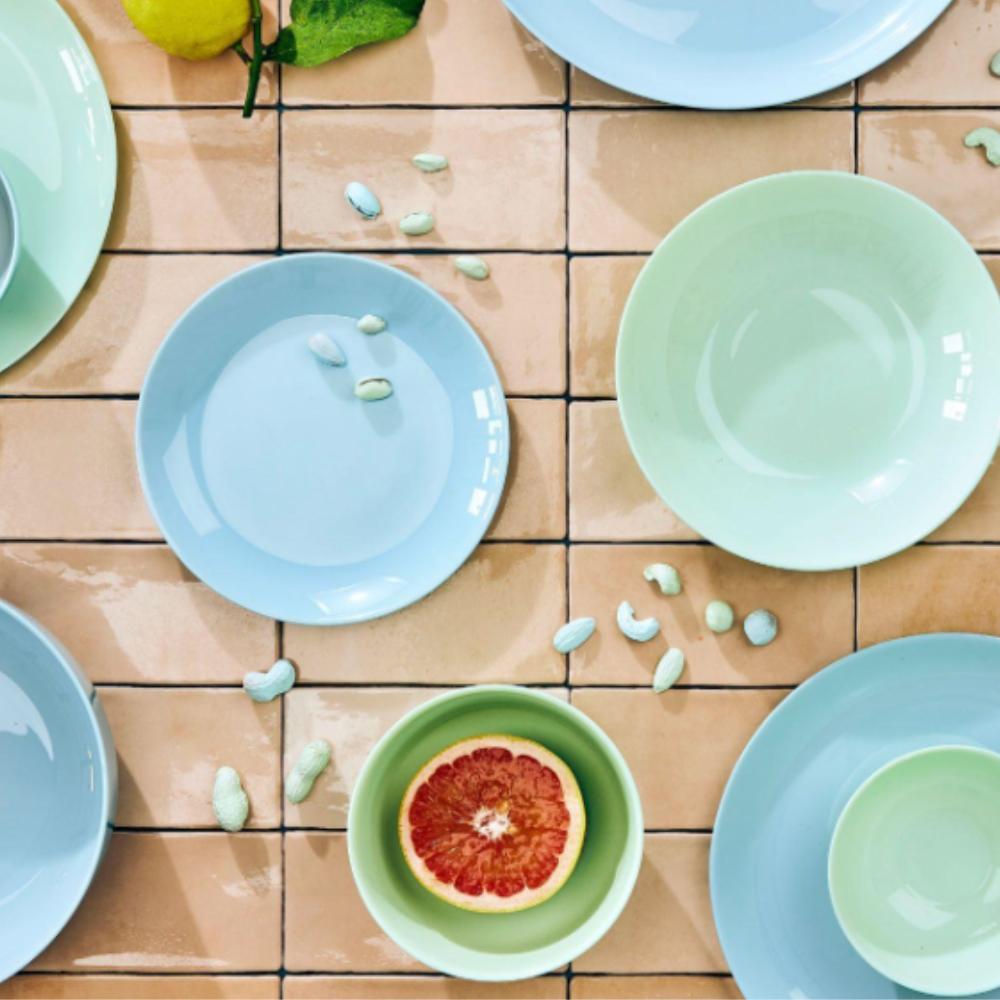 Тарелка Luminarc Plumi Paradise 22 см Зеленый (UG-V9219) - фото 2