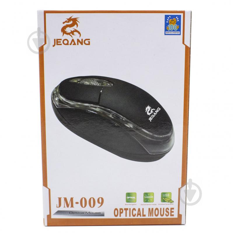 Миша комп'ютерна JEQANG JM-009 Black (3238-9475) - фото 8