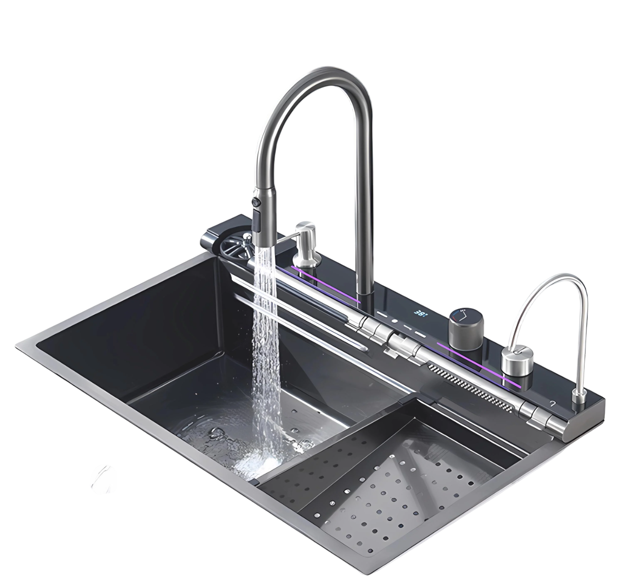 Мойка для кухни Willda из нержавеющей стали 304 75х46х22 см (280366361)