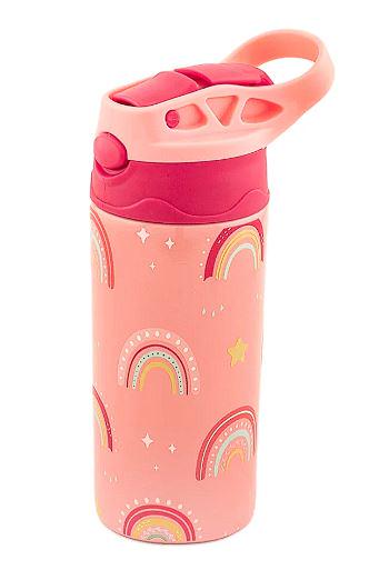 Термос-поильник детский с трубочкой Rainbow 350 мл (30163) - фото 4 Термос-поильник детский с трубочкой Rainbow 350 мл (30163) - фото 4
