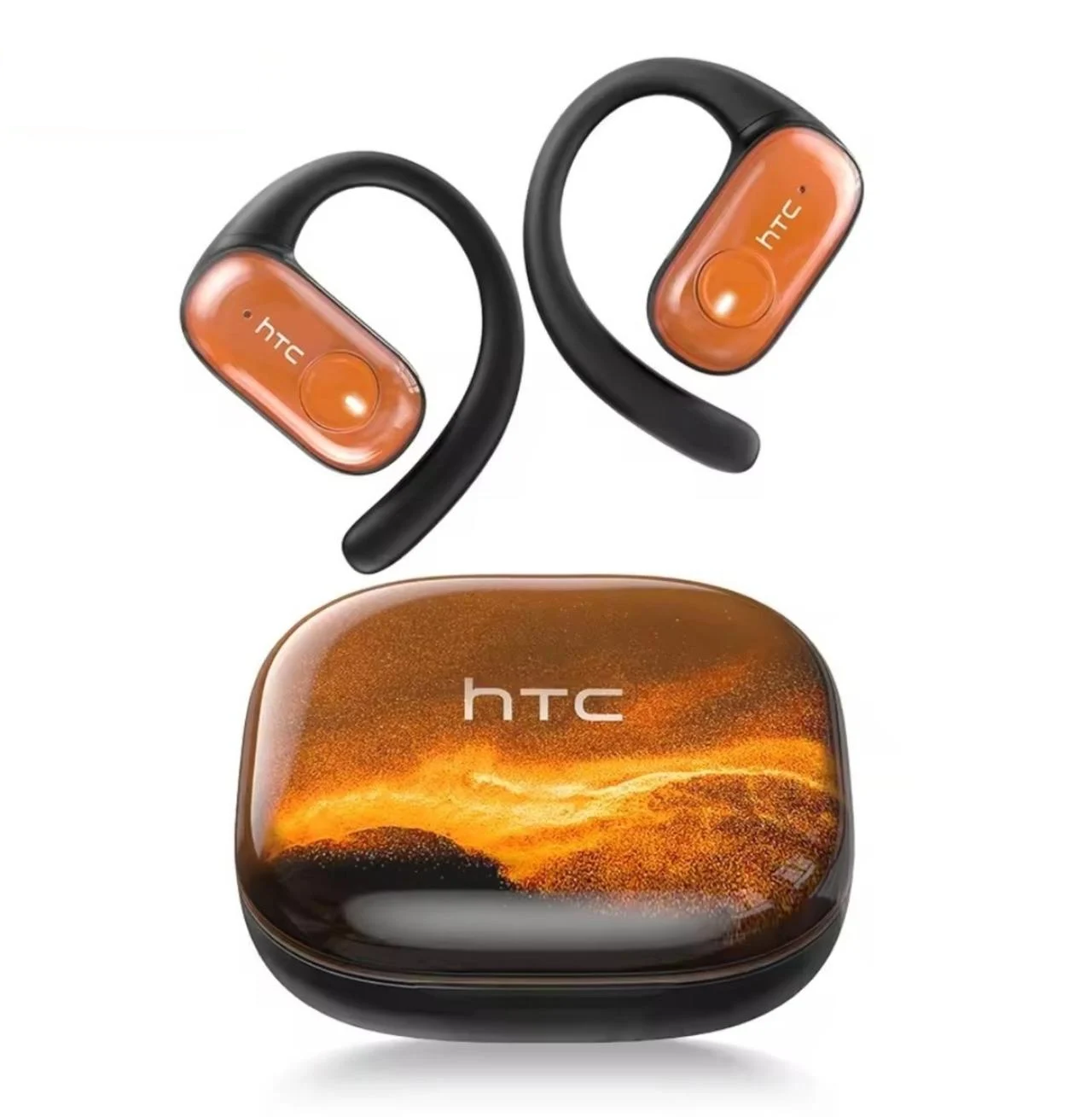 Наушники беспроводные спортивные HTC NE10 с Bluetooth версии 6.0 Orange (3069320758)