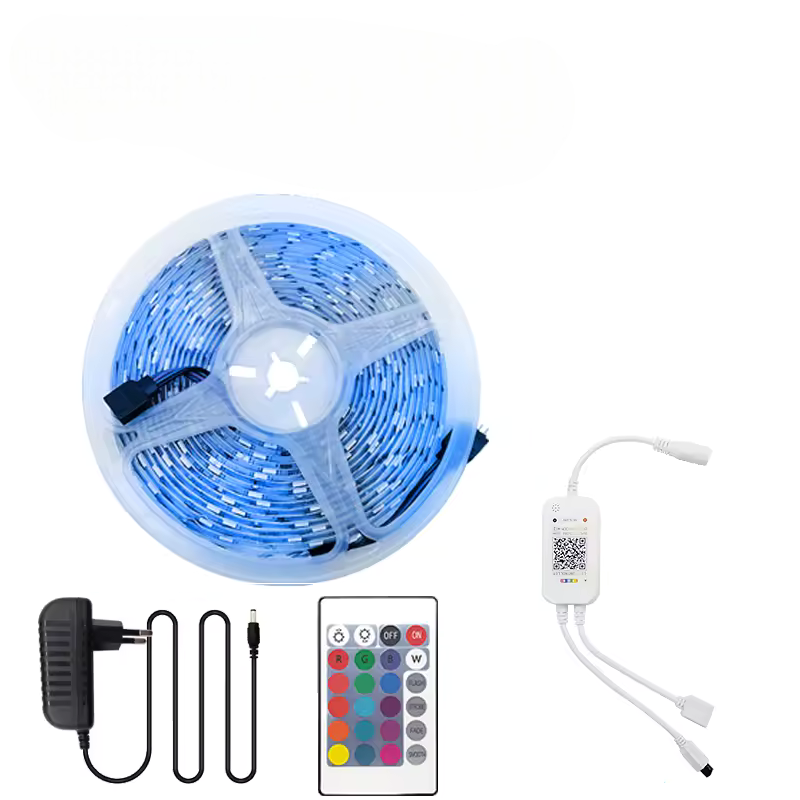 Светодиодная лента Kayfovo LL-10 RGB для дома с пультом 10 м (29349) Светодиодная лента Kayfovo LL-10 RGB для дома с пультом 10 м (29349)