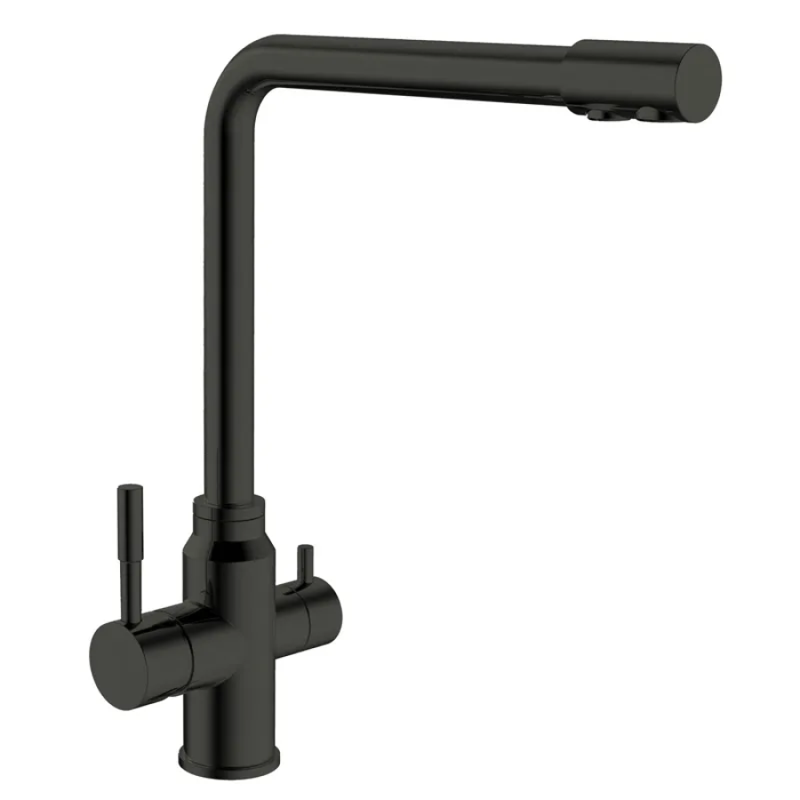Смеситель для кухни с выходом для питьевой воды MIXXUS SUS-021 Black (MI5861)