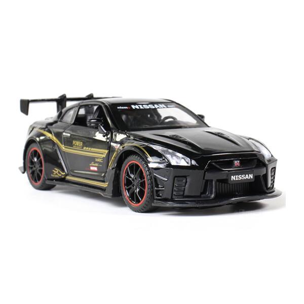 Игрушка машинка Nissan GTR R35 15 см Черный (59577) - фото 3