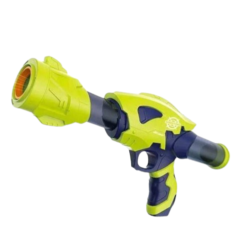 Автомат помповый игрушечный 12 мячиков/3 банки Зеленый (137286)