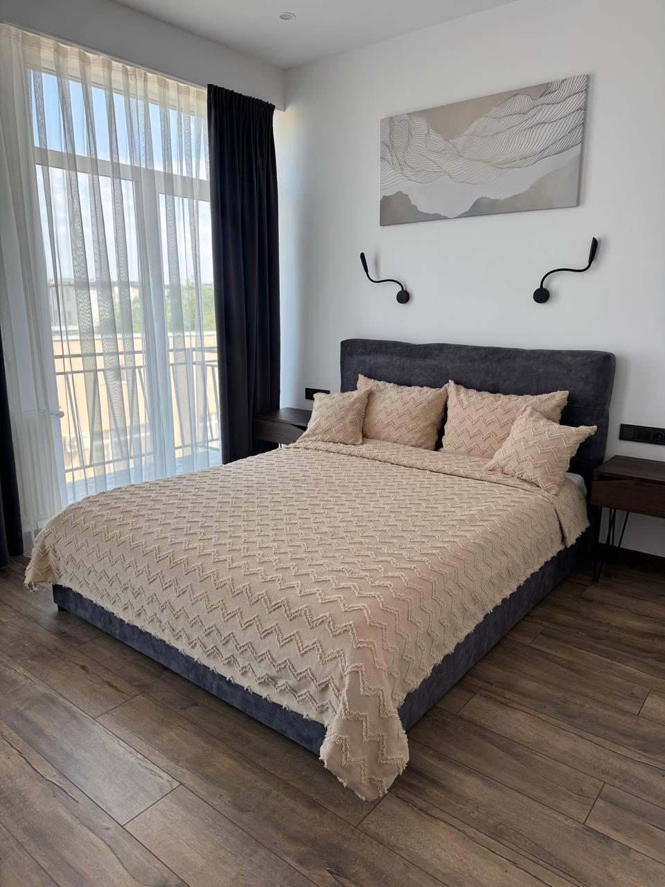 Покрывало Хельга 140x250 см Бежевый (20774-4-140x250cm) - фото 10 Покрывало Хельга 140x250 см Бежевый (20774-4-140x250cm) - фото 10