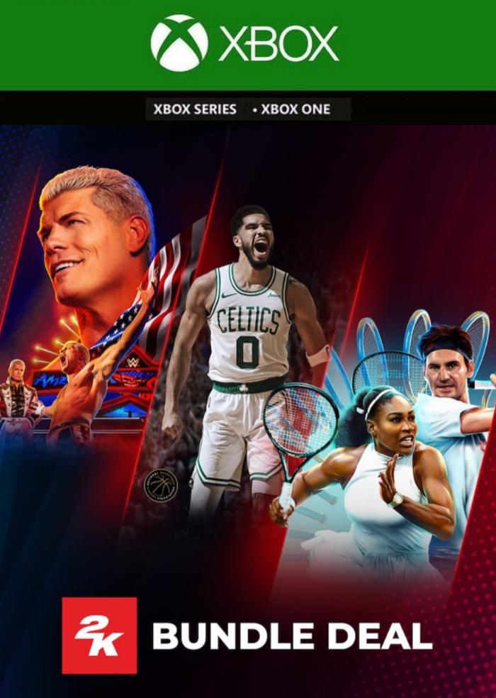 Ключ активації NBA 2K25 x WWE 2K24 x TopSpin 2K25 Bundle для Xbox One/Series S/X (101655222)