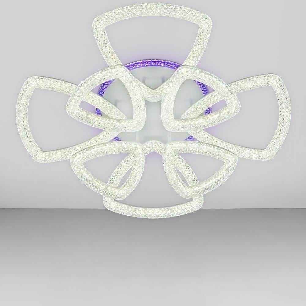 Люстра потолочная светодиодная Light House SC-19179/4/4C WH/PK/BU/PL 2,4 G 176W/10W 690х160 мм Белый Люстра потолочная светодиодная Light House SC-19179/4/4C WH/PK/BU/PL 2,4 G 176W/10W 690х160 мм Белый