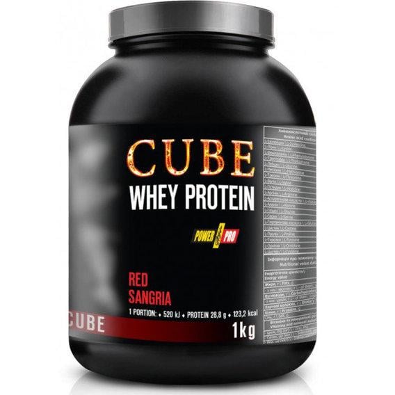 Протеин Power Pro Cube Whey Protein БАНКА 1000 г 25 порций Sangria