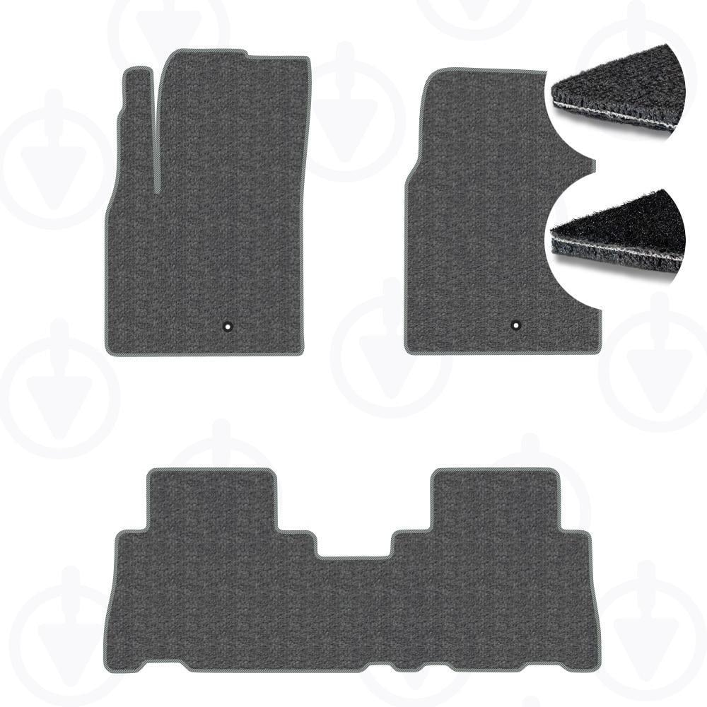 Комплект килимків в салон Star-Tex для Chevrolet Captiva 2011-2018 р. лівокермова версія текстиль/VAG Графіт/Сірий (16828-65-55-58)