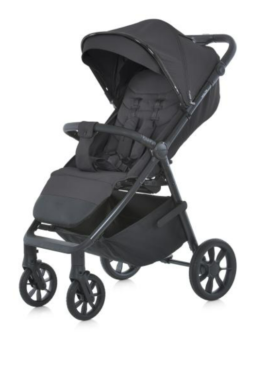 Коляска-книжка прогулочная El Camino ME 1182 MALTA Black Onyx