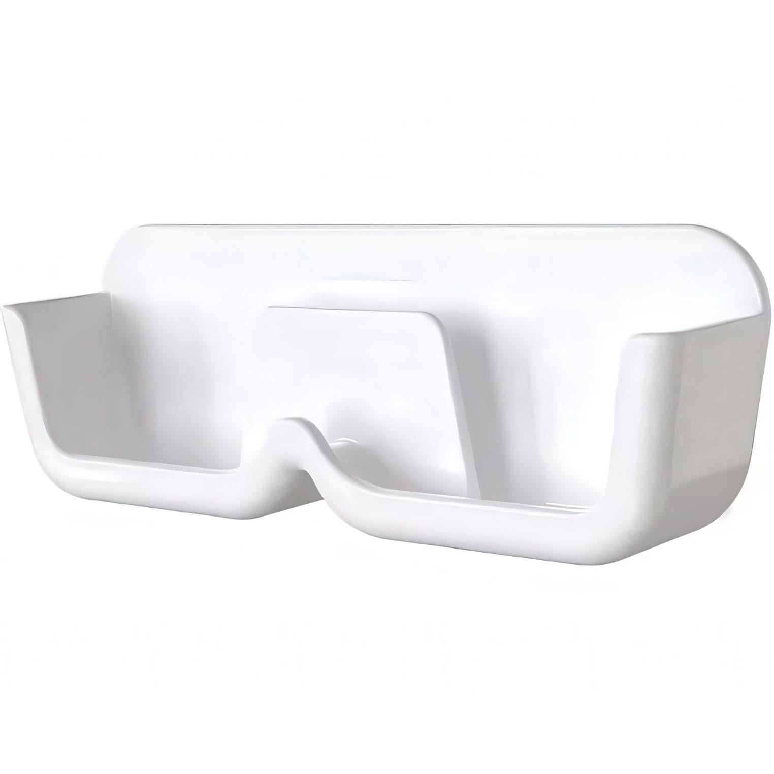 Настенный держатель для очков для хранения и защиты аксессуаров самоклеящийся Белый