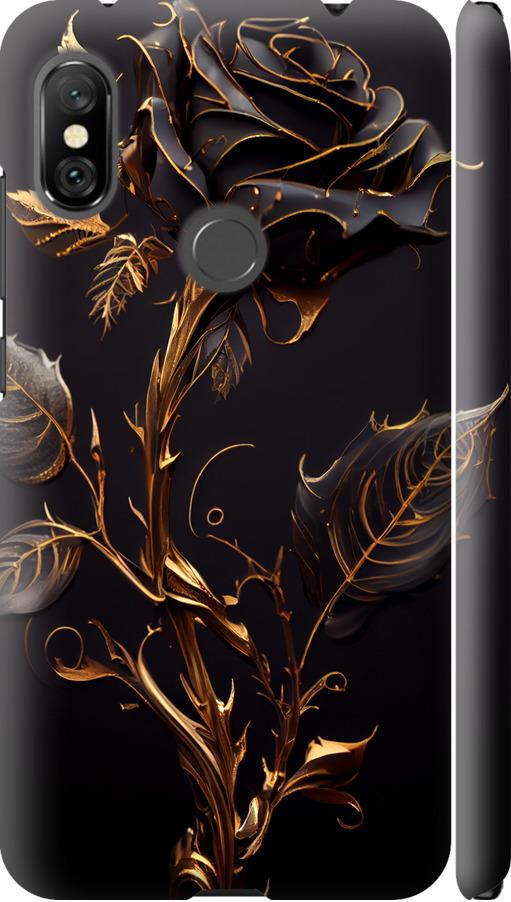 Чехол на Xiaomi Redmi Note 6 Pro Роза 3 (5552m-1551-42517) Чехол на Xiaomi Redmi Note 6 Pro Роза 3 (5552m-1551-42517)