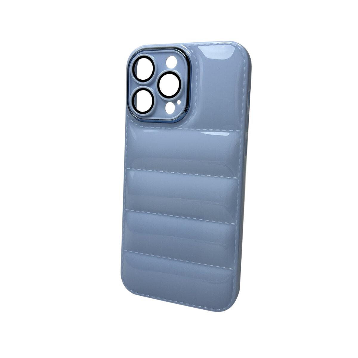 Протиударний чохол для Apple iPhone 13 Pro Down Jacket Frame / Light Blue