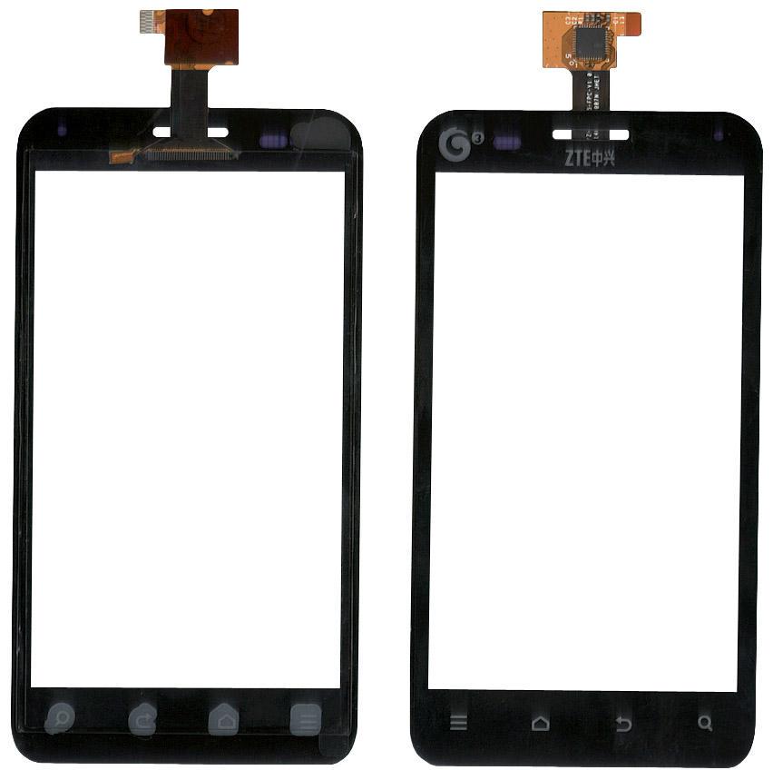Тачскрин для смартфона ZTE V807 Blade C YZ-CTP465-FPC-V1 Черный Тачскрин для смартфона ZTE V807 Blade C YZ-CTP465-FPC-V1 Черный