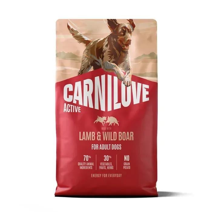 Корм сухий Carnilove Active Lamb & Wild Boar для собак ягня та дикий кабан 4 кг (173680)