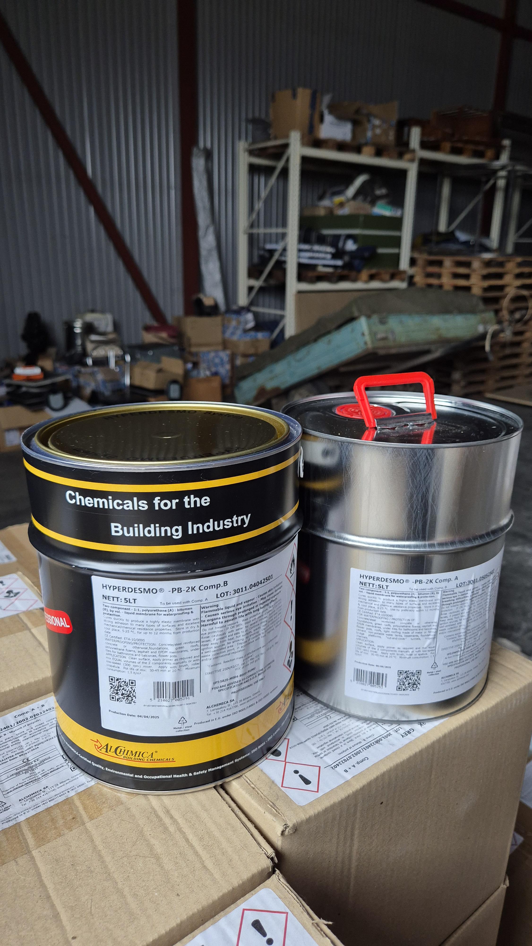 Мастика поліуретанова Hyperdesmo-PB 2K двокомпонентна 10 кг (26403507) - фото 4