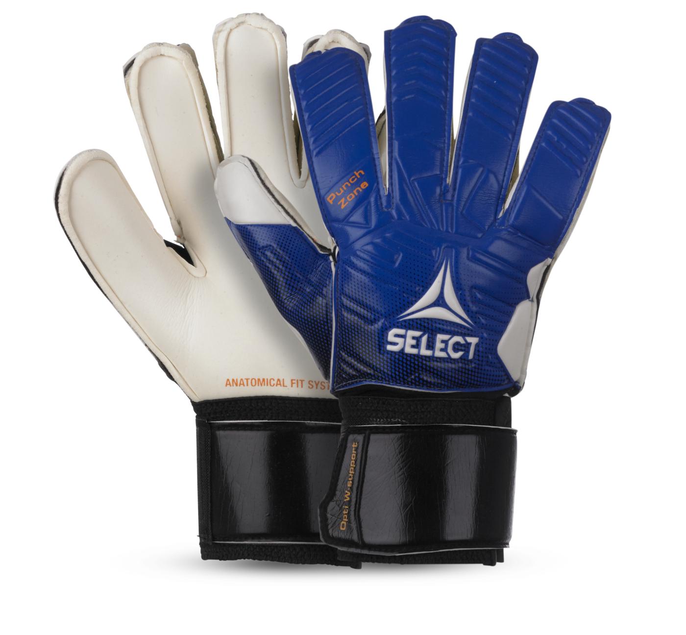 Вратарские перчатки детские Select Goalkeeper Gloves 03 YOUTH р. 4 Синий/Белый (24995967)