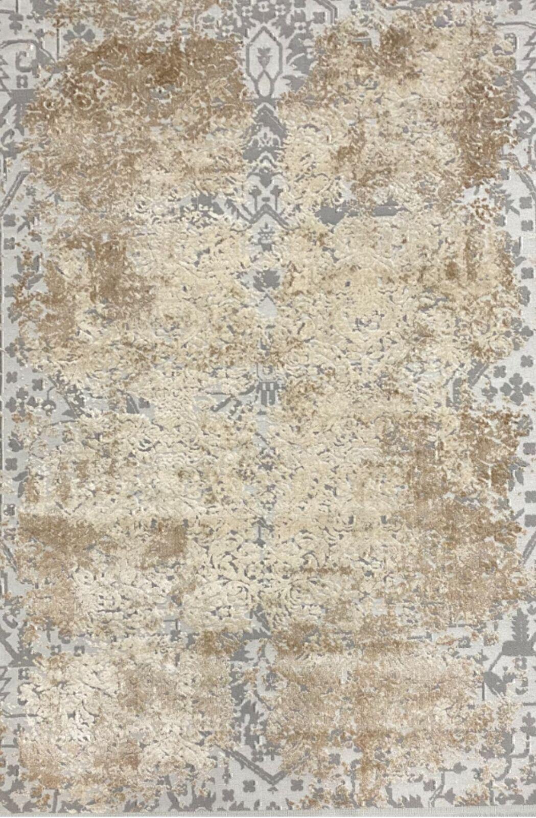 Ковер Saten 5574A 1,5х2,3 м Beige/Grey (5334-28)