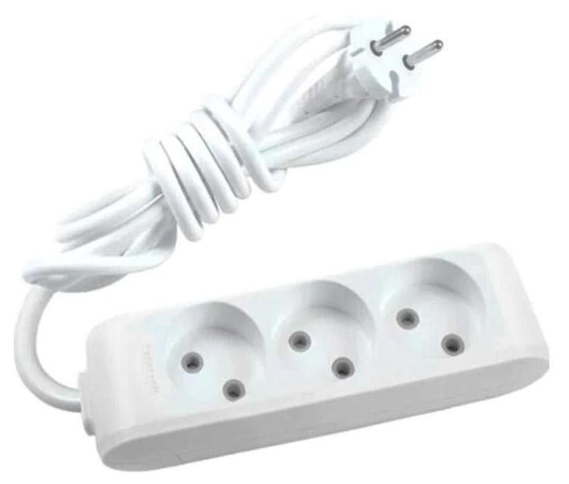 Подовжувач Panasonic WLTB02322GR-UA X-tendia 3 гнізда 2 м з захистними шторками Сірий