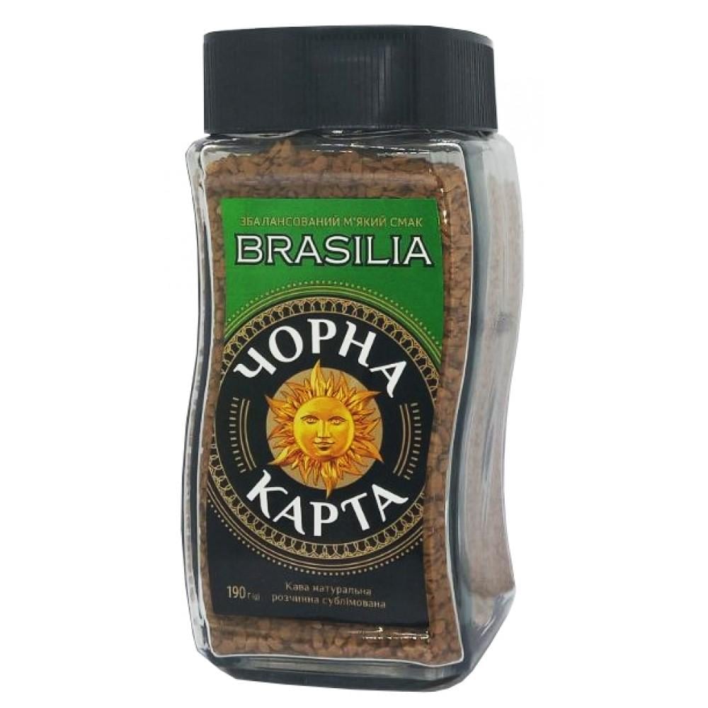 Кофе молотый Чорна Карта Brasilia 190 г