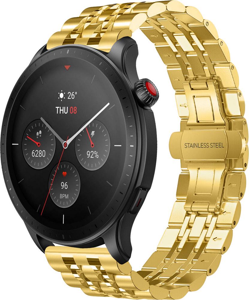 Браслет металлический Spinye для Amazfit GTR 4 (22 мм) Gold (31087-2A)