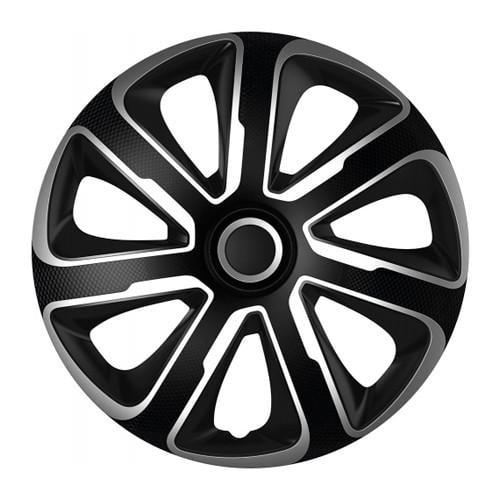 Колпаки для колес 4 Racing Livorno carbon R16 4 шт. Silver/Black