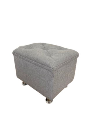 Пуф Worker 50x40x45 см Сірий