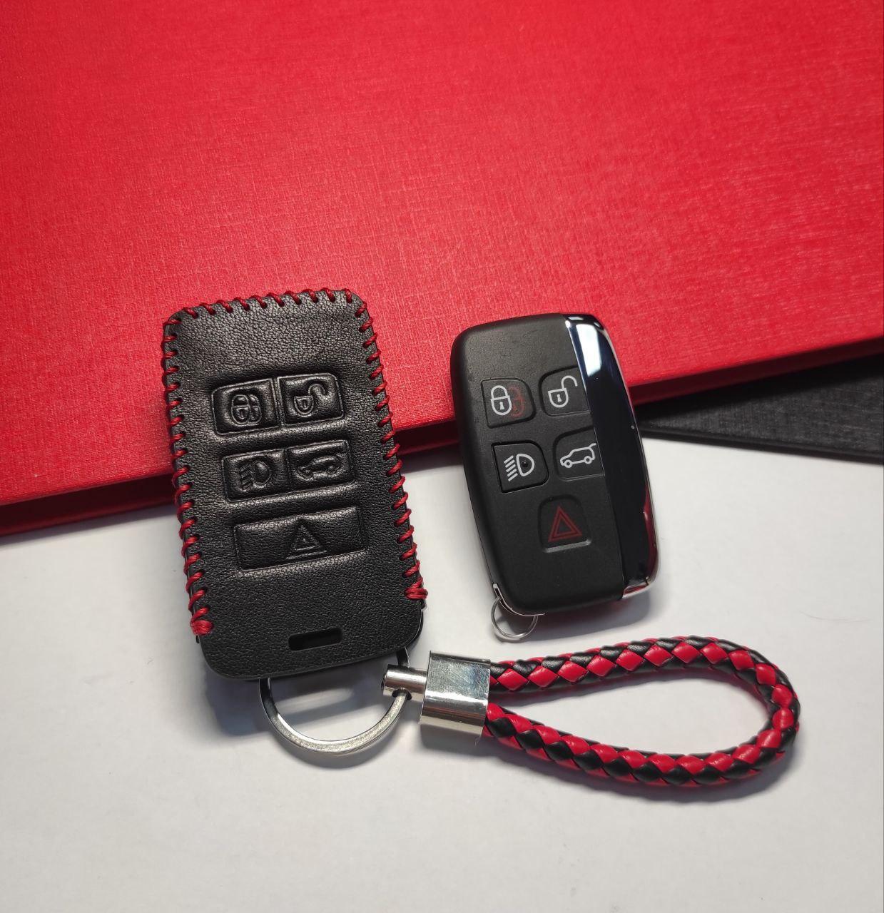 Чехол кожаный для Range Rover Jaguar Land Rover 5 кнопок