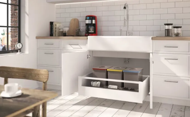 Висувна система GTV AxisPro l-450 мм середній H116 Білий (PB-AXISPRO-KPL450B1) - фото 3 Висувна система GTV AxisPro l-450 мм середній H116 Білий (PB-AXISPRO-KPL450B1) - фото 3