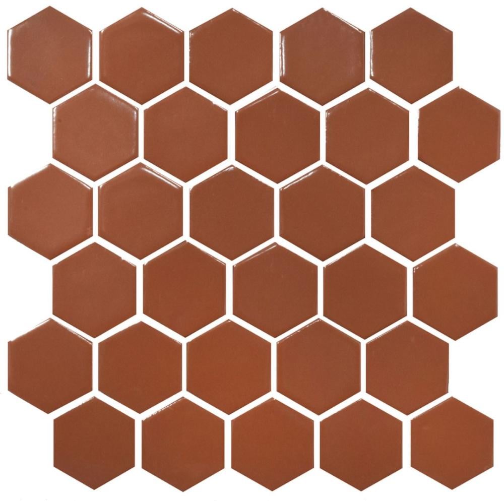 Керамическая мозаика Kotto Ceramica HEXAGON H 6009 295x295x9 мм Brown
