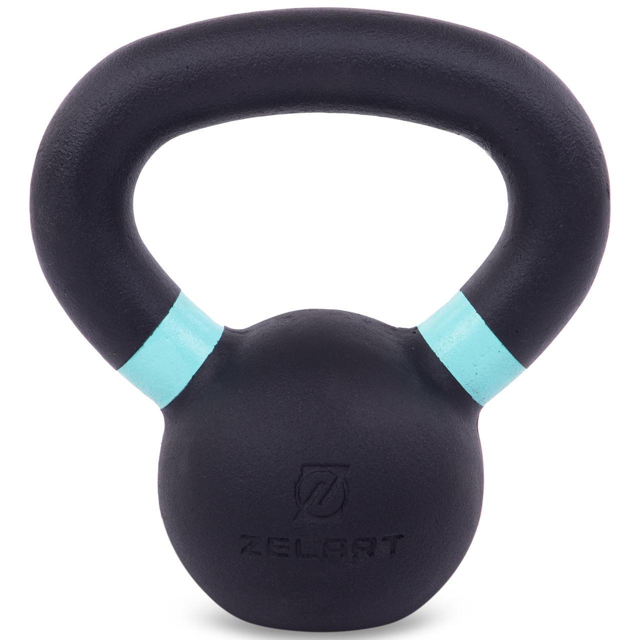 Гиря тренувальна цільна Zelart TA-3638-4 чавунна пофарбована 4 кг (2532853988)