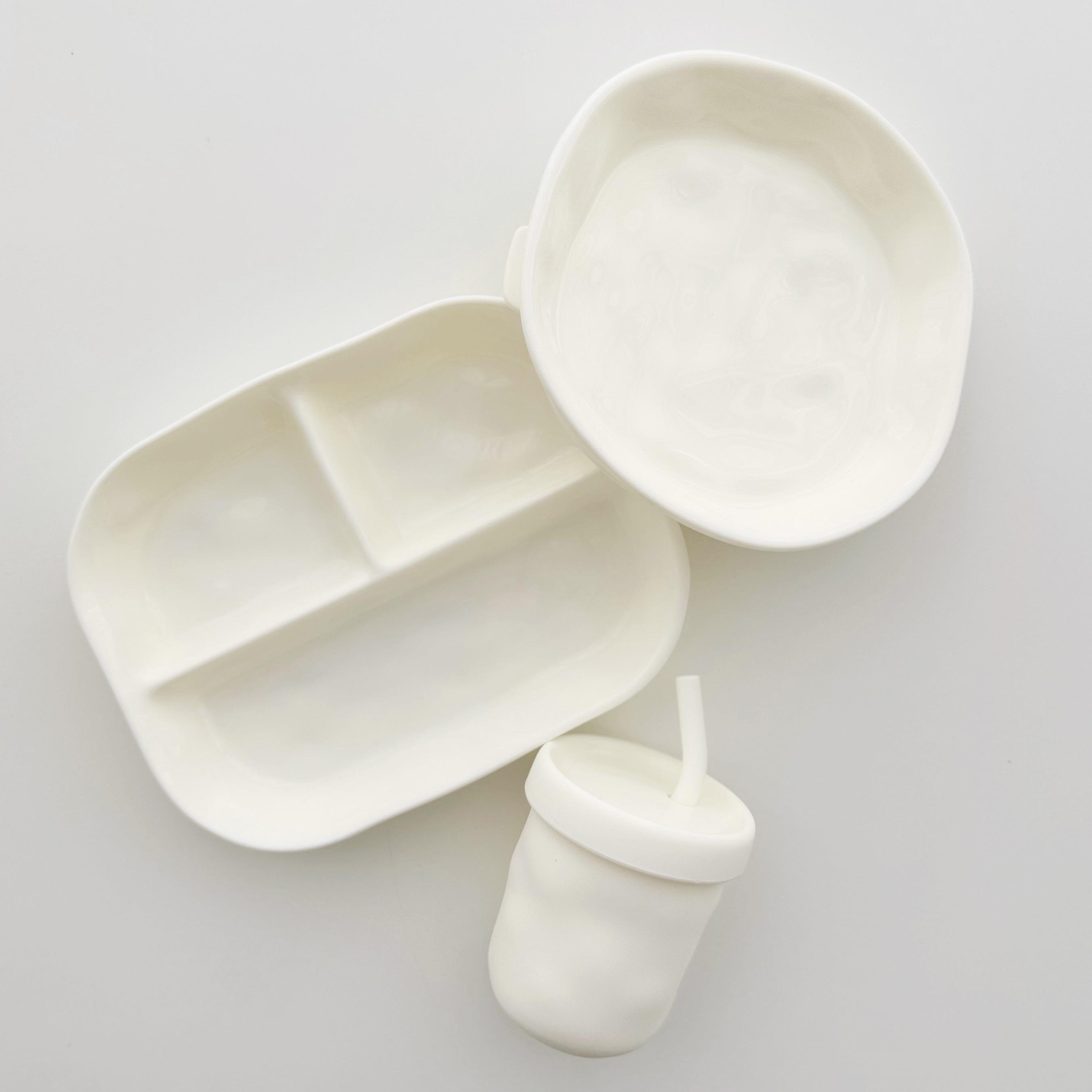 Набор для кормления HEORSHE Ripple White - фото 1 Набор для кормления HEORSHE Ripple White - фото 1