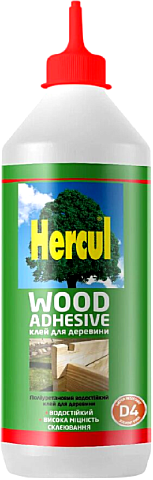 Клей HERCUL WOOD Adhesive D4 для деревини 560 г