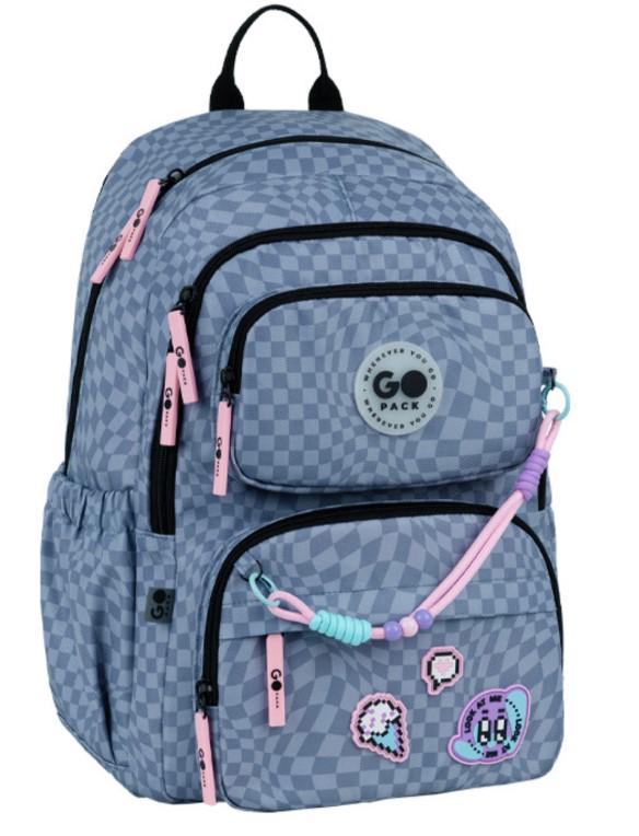 Рюкзак GoPack Education GO26-120M-2 Pixel Mood и карандаши KITE 18 цв.
