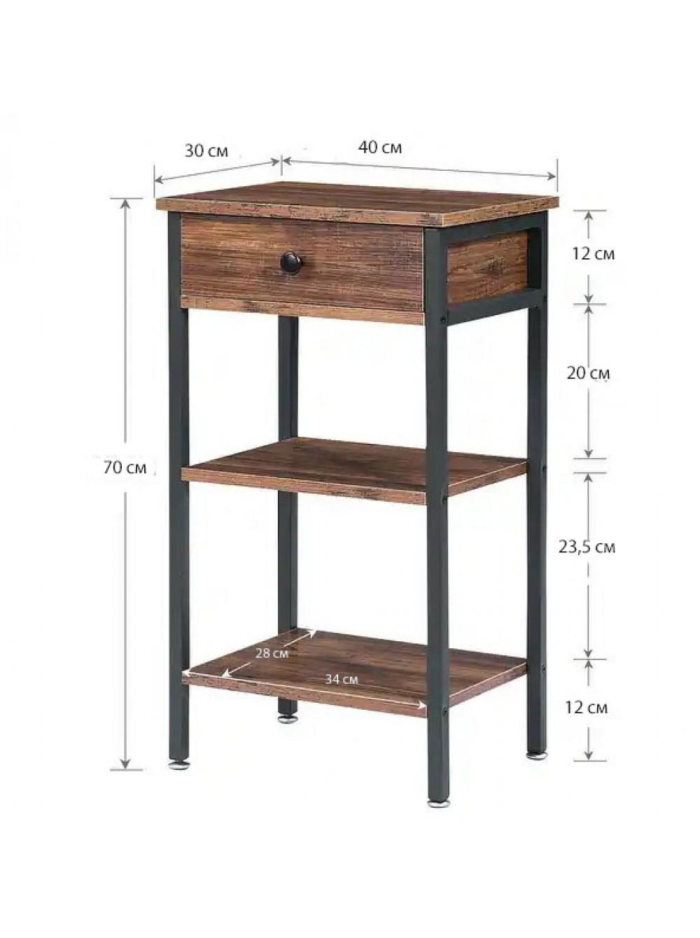 Тумбочка прикроватная высокая MSM VECELO (a105) - фото 5 Тумбочка прикроватная высокая MSM VECELO (a105) - фото 5