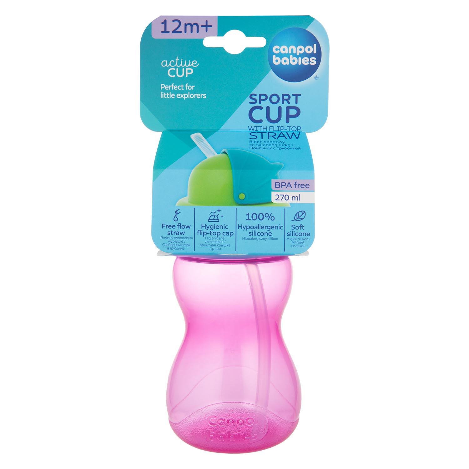 Поїльник з трубочкою Canpol babies 12+ міс 270 мл (56/109/1)