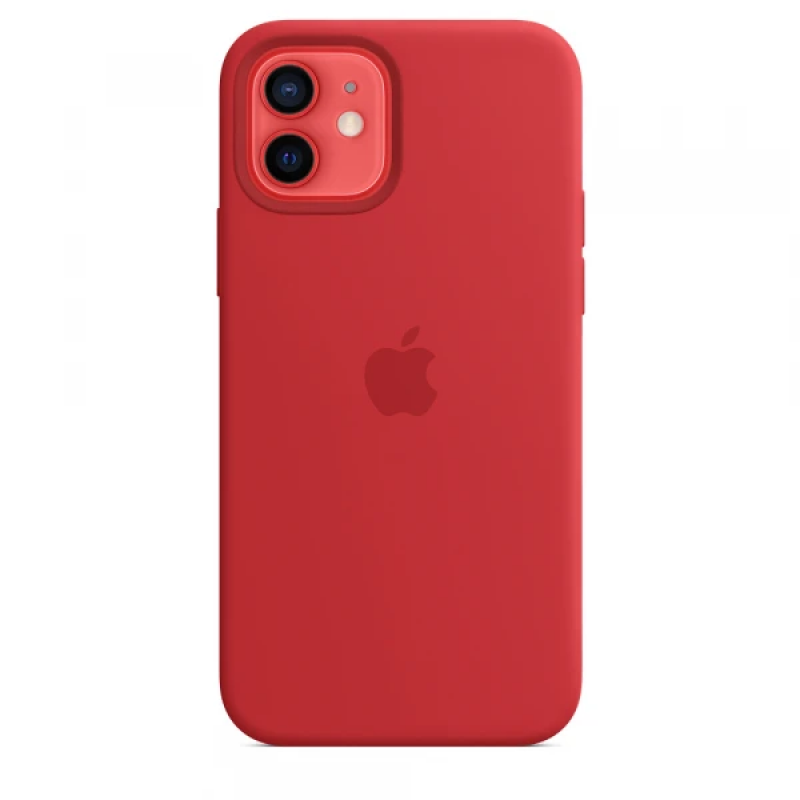 Чехол GoVern Silicone Case Full для Apple iPhone 12 Red - фото 1