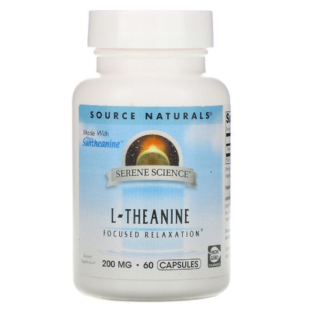 Теанин Source Naturals Serene Science 200 мг 60 капсул