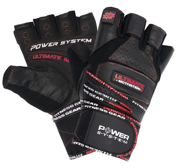 Рукавички для фітнесу Power System PS-2810 Ultimate Motivation M Black/Red Line (3019793079)