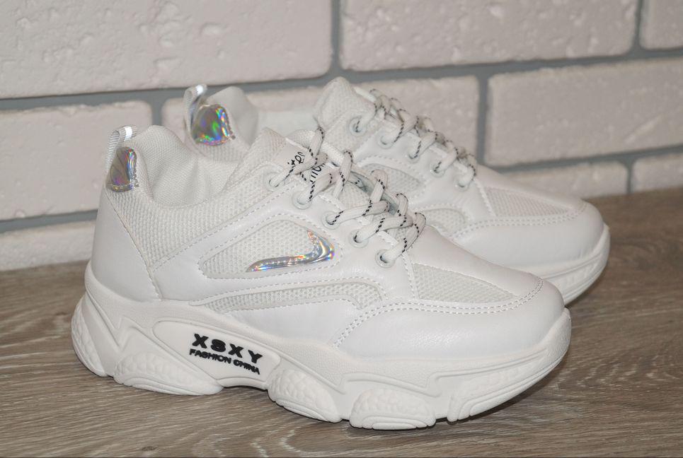 Кроссовки подростковые Prime р. 37 23,5 см Белый (30780-37)