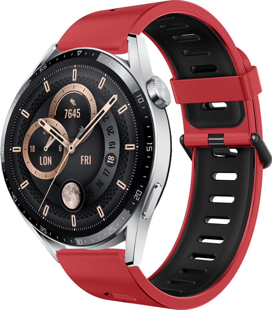 Ремешок Traf для Huawei Watch GT3 46 мм Red Black (26141-0E)