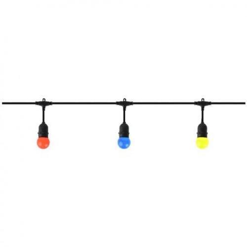 Гірлянда вулична HOROZ ELECTRIC CARNAVAL-1 IP44 10хЕ27 10 м Чорний (022-001-0001-010)