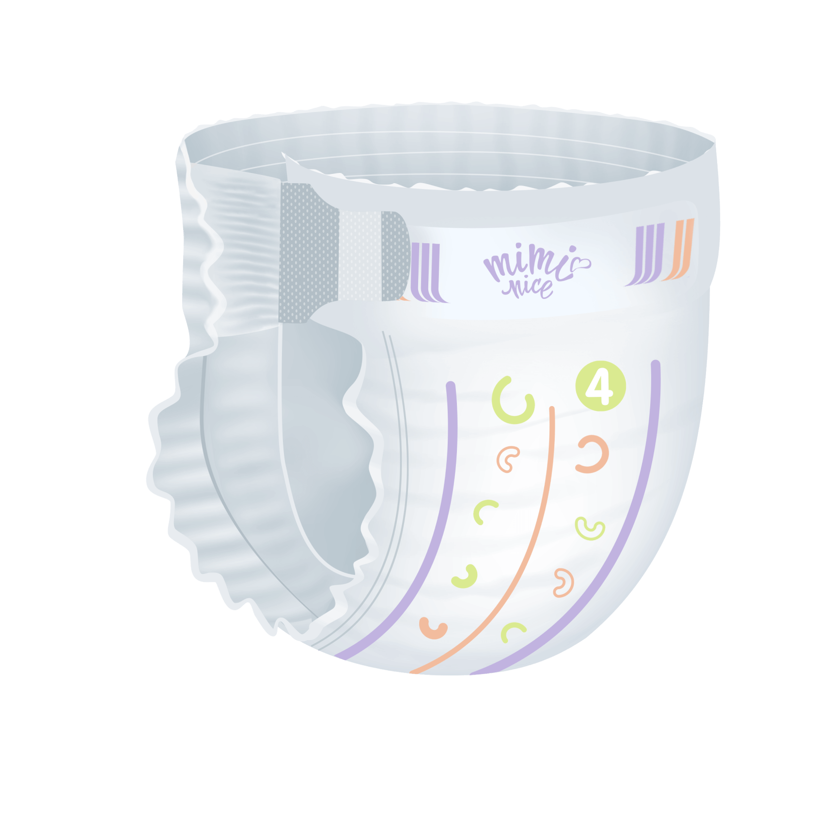 Підгузник Mimi Nice Royal comfort 4 maxi 7-16 кг 3х54 шт. - фото 5