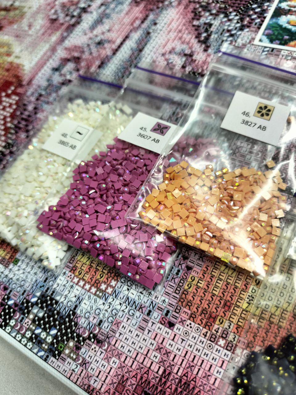 Алмазная мозаика АлМазка Волшебная примара квадратные алмазы без подрамника 40x40 см (АлМ-295) - фото 2 Алмазная мозаика АлМазка Волшебная примара квадратные алмазы без подрамника 40x40 см (АлМ-295) - фото 2